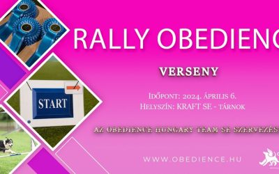 Rally Obedience verseny – 2024. április Tárnok